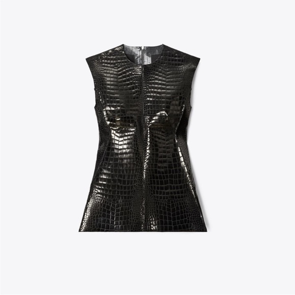 NWT Tory Burch FAUX CROC TOP $998 - Picture 1 of 11